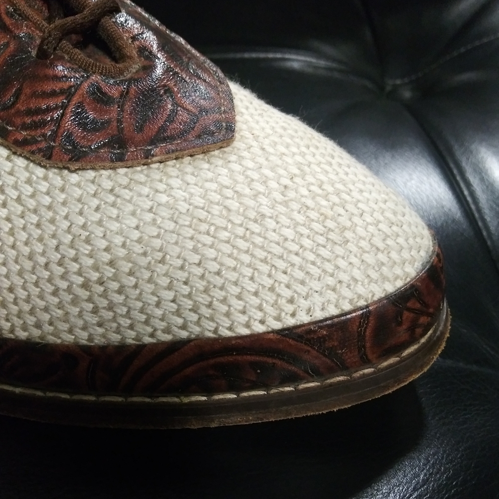 Tictactoes | Vtg. Leather Colorblocked Shoes - Picture 7 of 8
